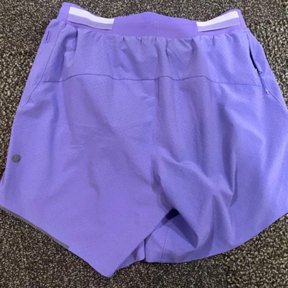 LULULEMON Men’s Athletic Fast Running Free Lined Short 6" Charged Indigo - Picture 9 of 10